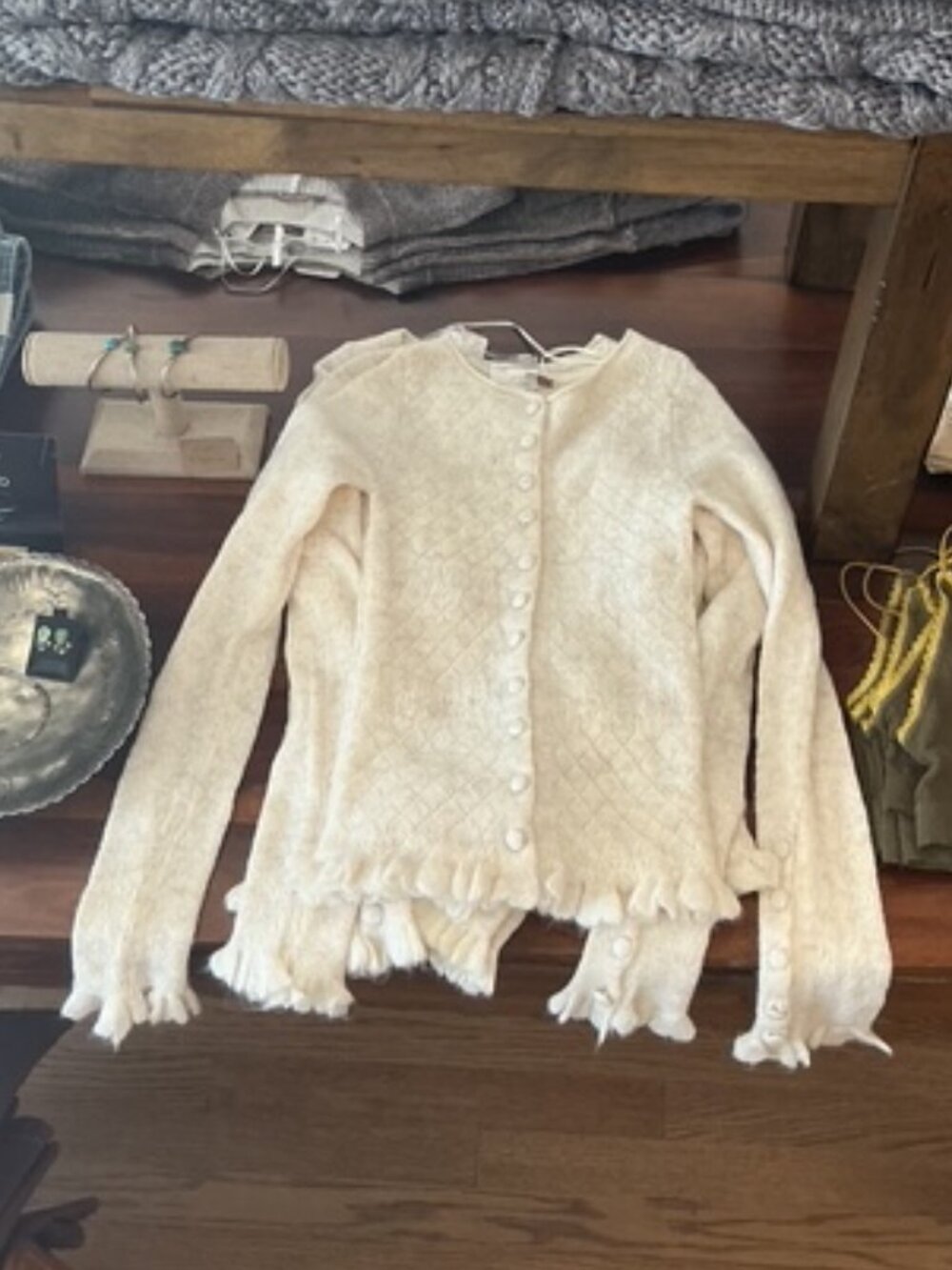 Free People Love Cardi / Winter White - Picture 5 of 9